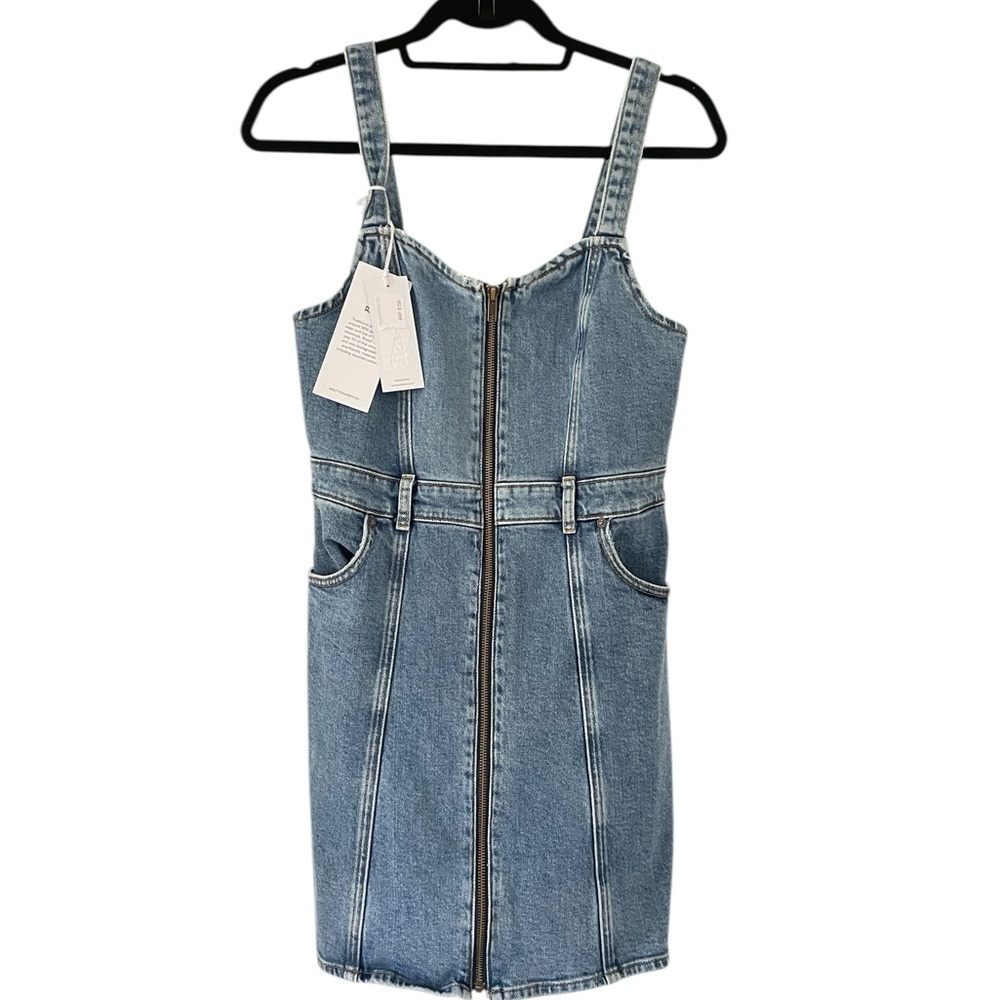 Boyish The Hepburn Sing Street Denim Blue Dress NWT